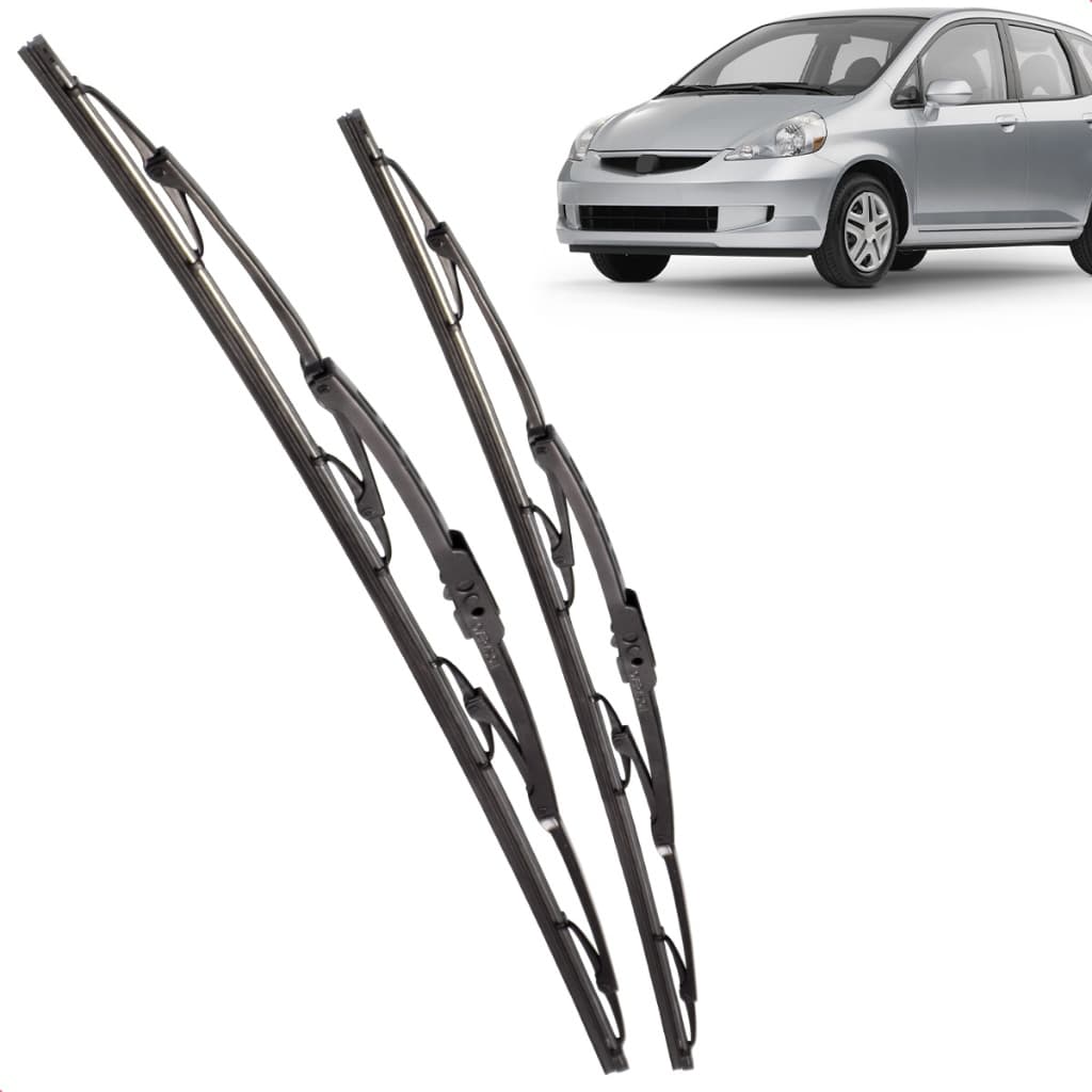 Par Palheta Dianteira Limpadora de Para-brisa Fit 2003 a 2008 de Ferro