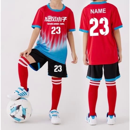 KIT 2 Pares Meias de Futebol Cano Alto Unissex - Jovens e Infantil