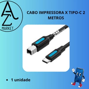 CABO IMPRESSORA X TIPO-C 2 METROS