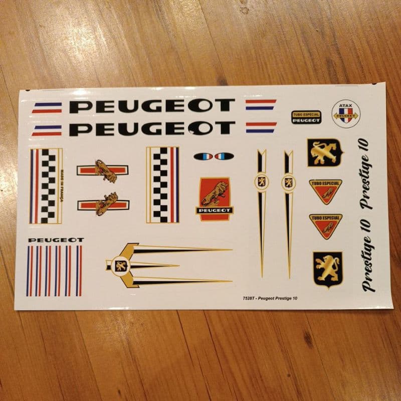Adesivo Bicicleta Peugeot 10 Bike Antiga
