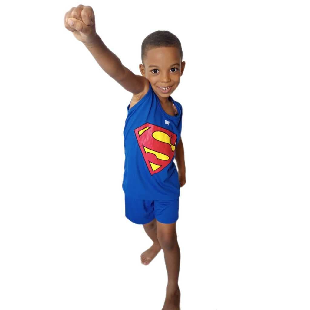 Pijama Regata Menino Personagens Homen Aranha Superman Hulk Festa Do Pijama