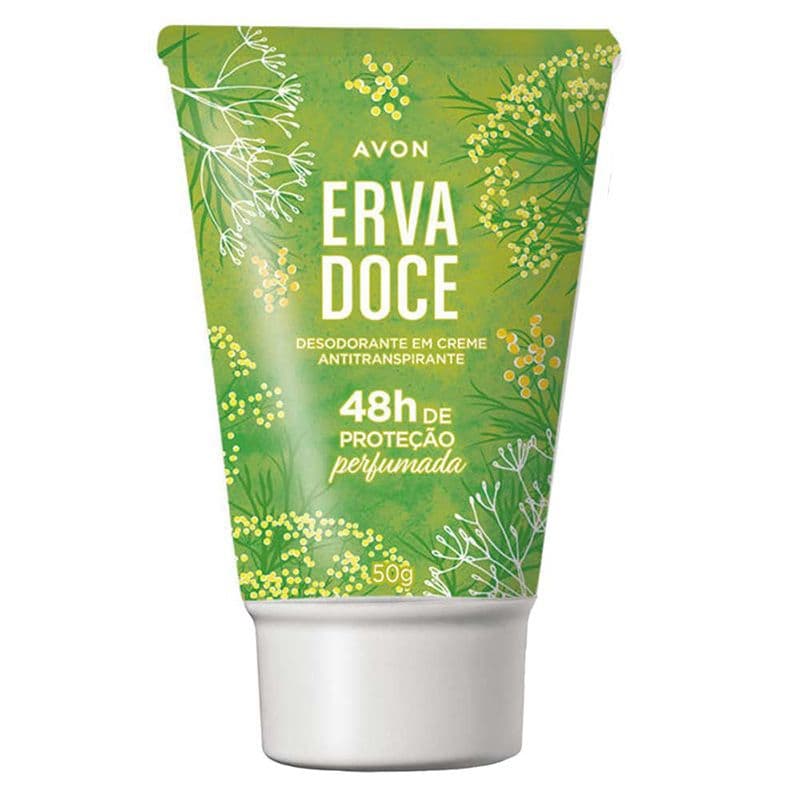 Desodorante Creme Bisnaga Erva Doce