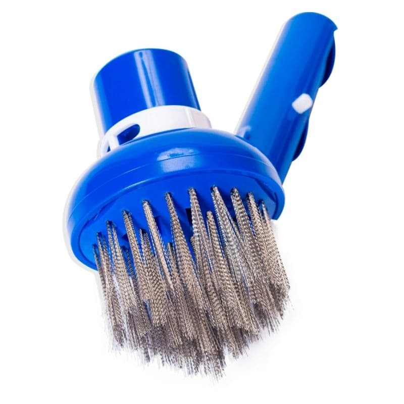 Escova  de Aço Inox SODRATECH Com Aspirador Para Limpeza Piscinas Cerda Aço Inox Limpeza de Piscinas