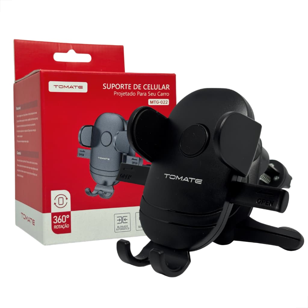 Suporte Celular Veicular Encaixe Saida Ar Condicionado 360°