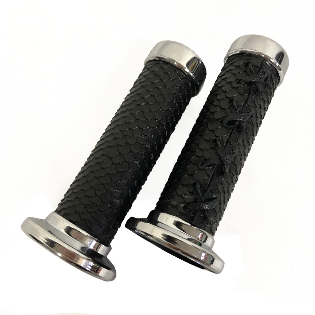 Manoplas Gilimoto Custom para Motos - Modelo sem Franjas e com Franjas: Estilo e Conforto