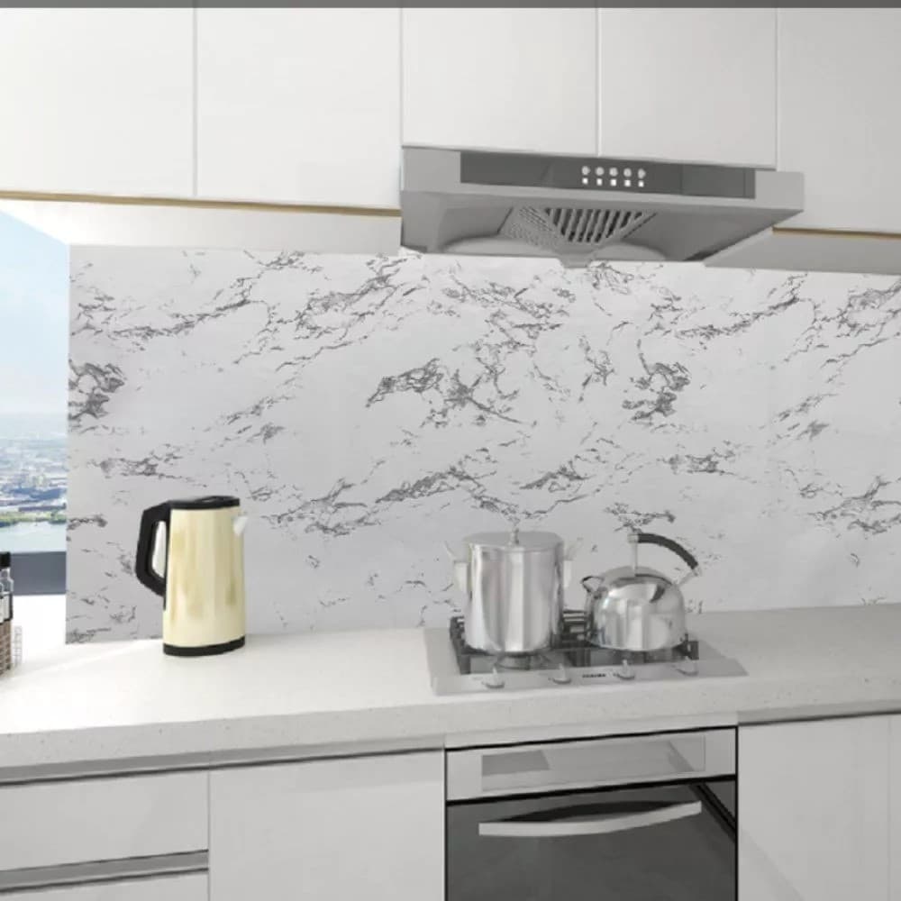 Papel de Parede Adesivo PVC Estampa Tela Cinza - 5 Metros
