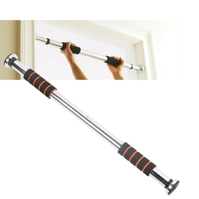 Barra Fixa de Porta Ajustável p/ Treino em Casa 62-100cm Academia até 100kg
