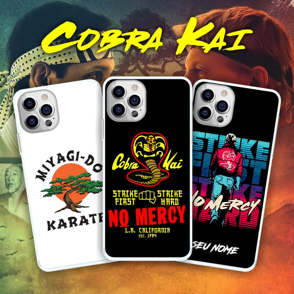Capa de celular Cobra Kai Karatê Filme Serie capinha Para Celular