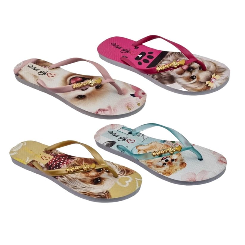 Kit 10 Pares Sandalias Pet Chinelos Pets chinelo de dedo rasteira Atacado Revenda cahorro