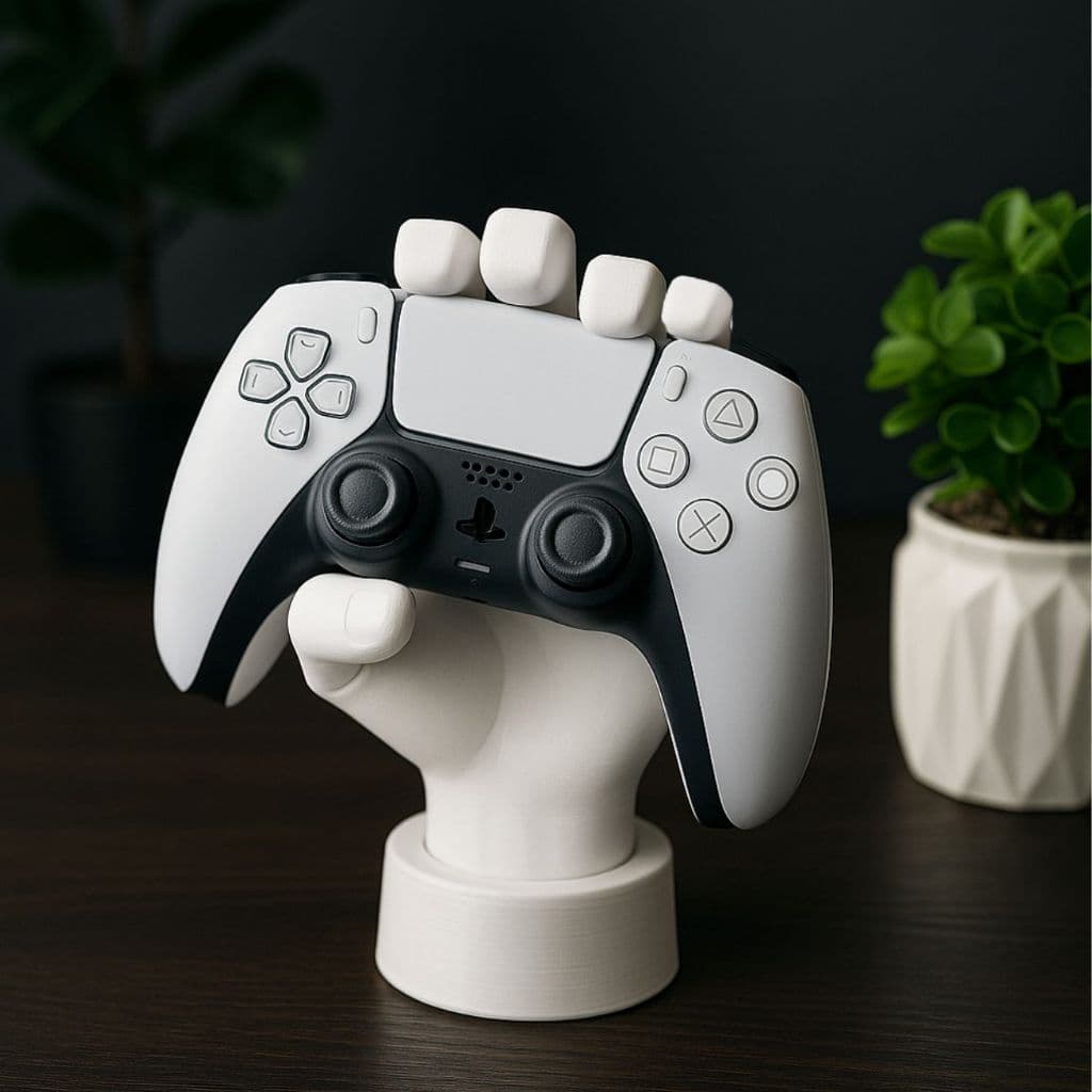 Decoração Suporte Mão Articulada 3D -Tamanho real