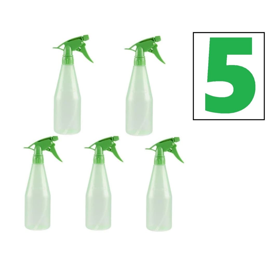 Pulverizador Manual Ultrajet 500ml Guarany - Kit 5 Peças