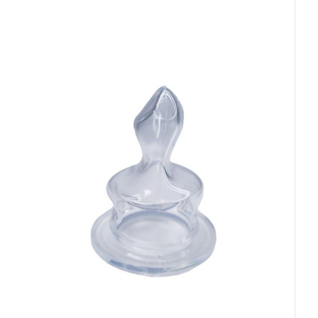 Kit Com 3 Bicos De Mamadeira Universal 100% Silicone Bico Ortodôntico (Chato) E Redondo Tetê