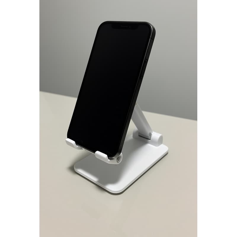 Suporte Celular de Mesa Retrátil Móvel Ajustável Portátil Smartphone Tablet Escritório Resistente Branco