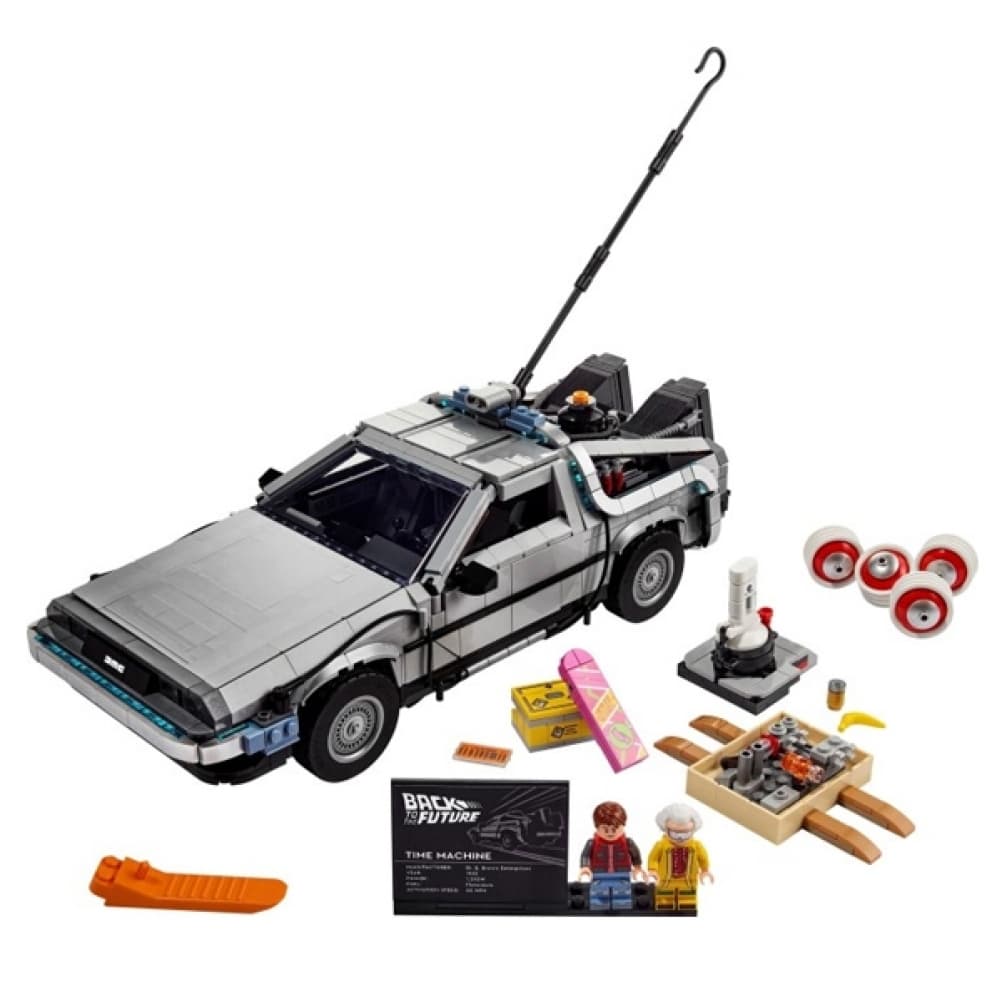 Blocos Montar Delorean Máquina Do Tempo De Volta Para Futuro #21872 - 1872 Peças