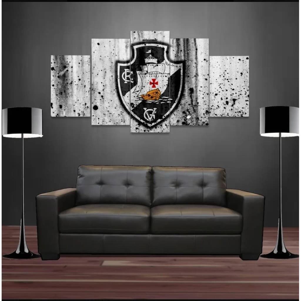 Kit Quadro Decorativos 95x55 Mosaico 5 Peça Mdf Full Hd VASCO DA GAMA