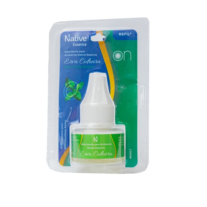 Refil 20ml de Essência de Erva Cidreira para Difusor Aromatizador Native Essence