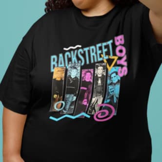 Camisa Premium Backstreet Boys Graphic Camiseta 100% Algodão