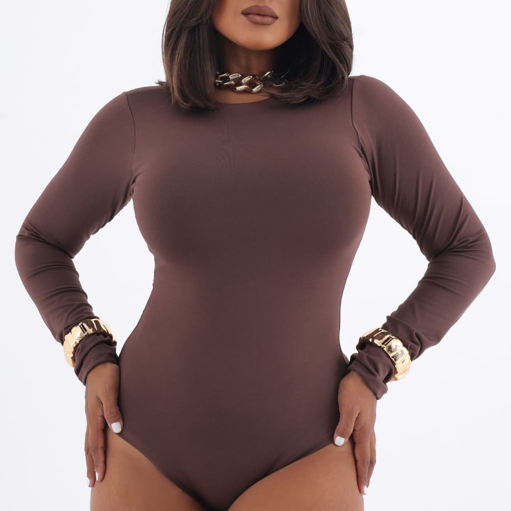 Body Blusa Manga Longa Gola Careca Segunda Pele