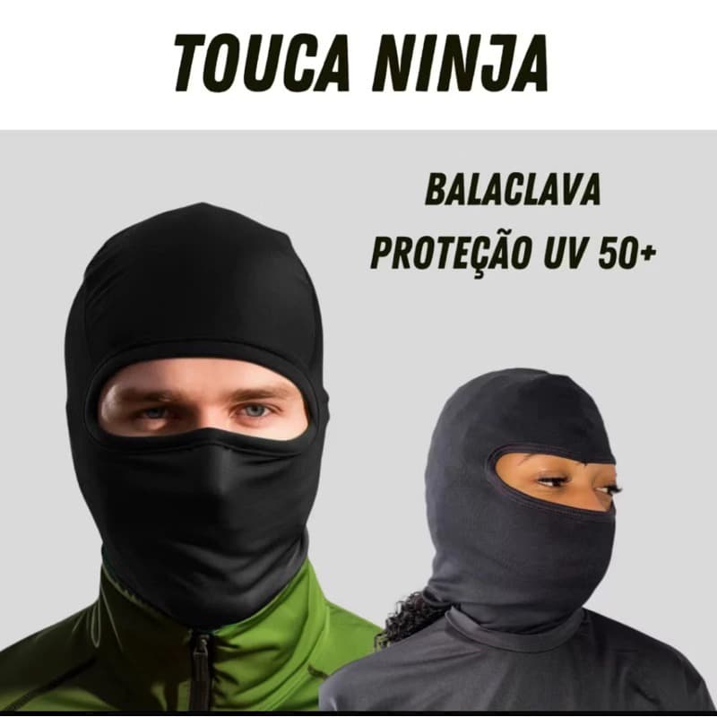 Kit 2 Touca Ninja Toca Para Motoqueiro Toca Para Frio