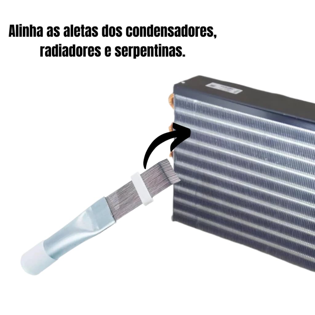 Pente Alinha Desentorta Aletas de Alumínio Condensadores Evaporadores Radiadores Ar condicionado