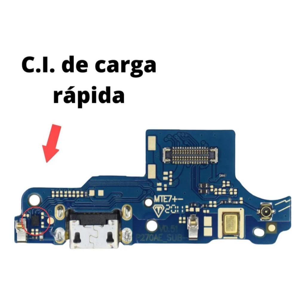 Conector Placa Dock de Carga Compatível E7 Plus