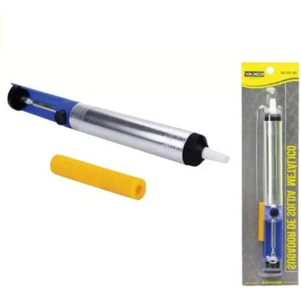 SUGADOR DE SOLDA EM ALUMINIO + PROTETOR PARA BICO KOKAY