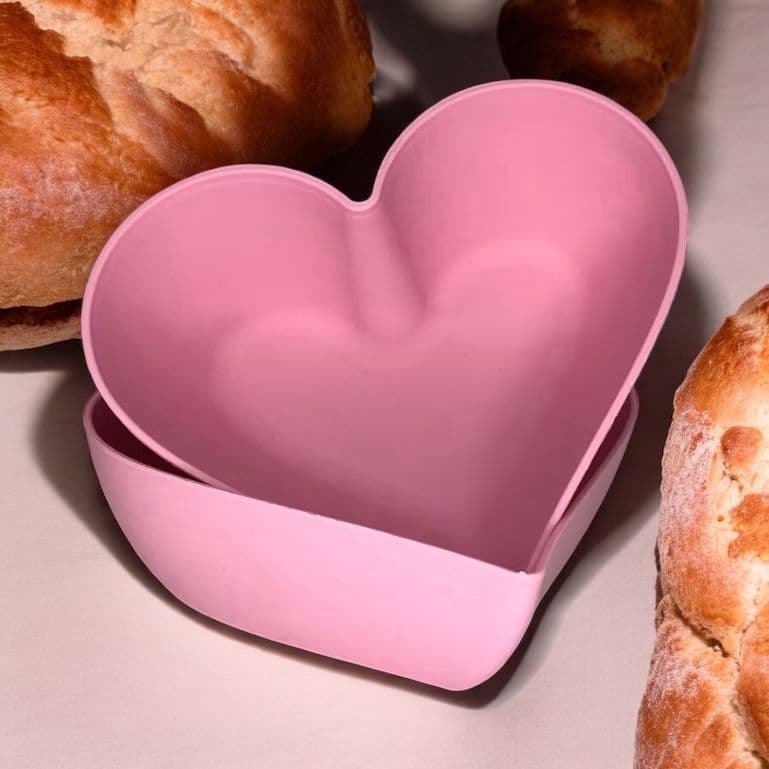 1 uma unidades  Petisqueira Coração Para Doces e Salgados  Rosa Bebe