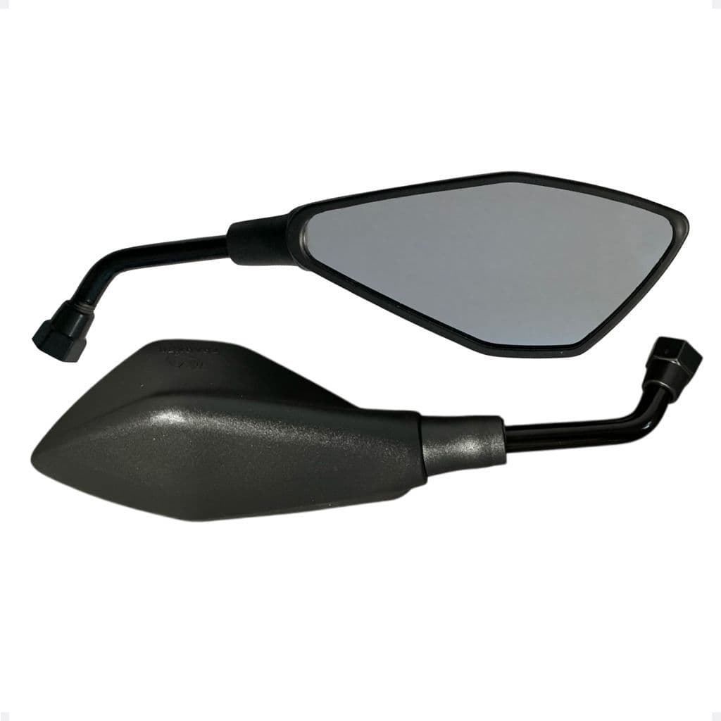 Retrovisor Mini Kawasaki Z400 Haste Curta Par Antirreflexo Rosca Honda Cg 125 150 160
