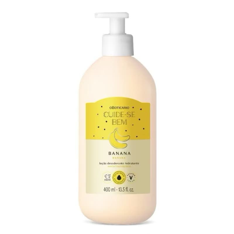 Creme  Hidratante corporal  Cuide-se Bem Feira Banana 400ml