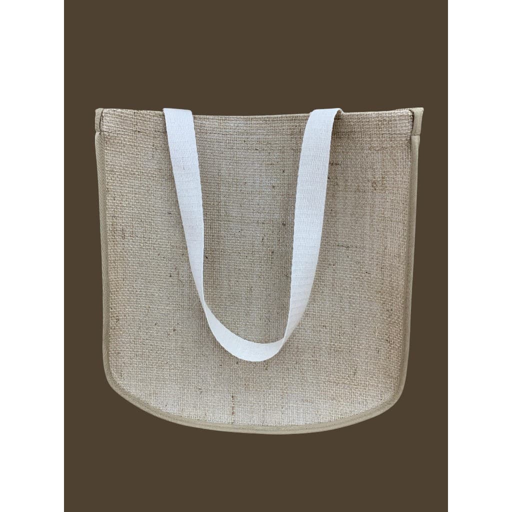 Bolsa de Praia de Juta com alça