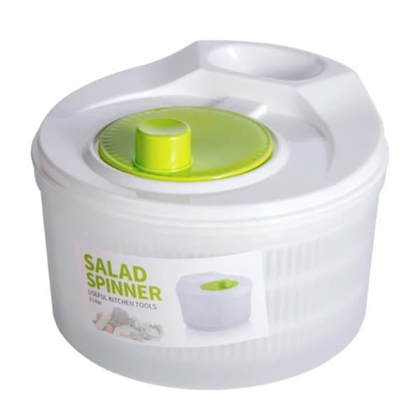 Secador De Salada Centrífuga De Verduras Frutas Legumes Manual - Envio Agora!