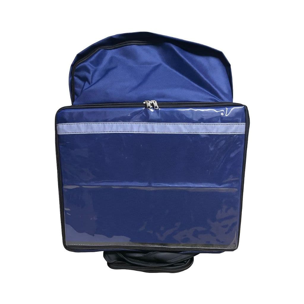 Capa Mochilas Bag AZUL JEANS  (Sem Isopor) Térmicas De  Motoboy Para Isopor De 45 Litros Entregas