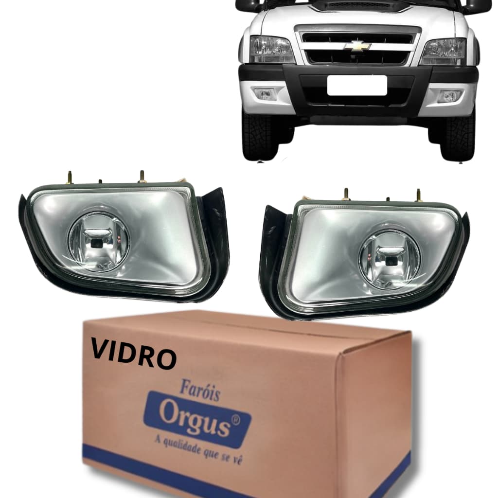 Par Farol Milha Neblina Orgus S10 Blazer 01 /11 - Padrão Cibie