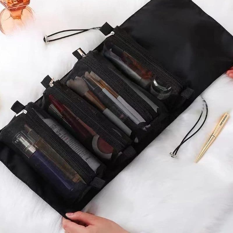 Necessaire Organizadora Multifuncional Estojo de Viagem Necessaire Feminina Organizador de Bolsa Estojo para Maquiagem