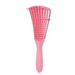 Escova Polvo Pente de Cabelo  Multifuncional Modeladora Cachos Fácil Desembaraço