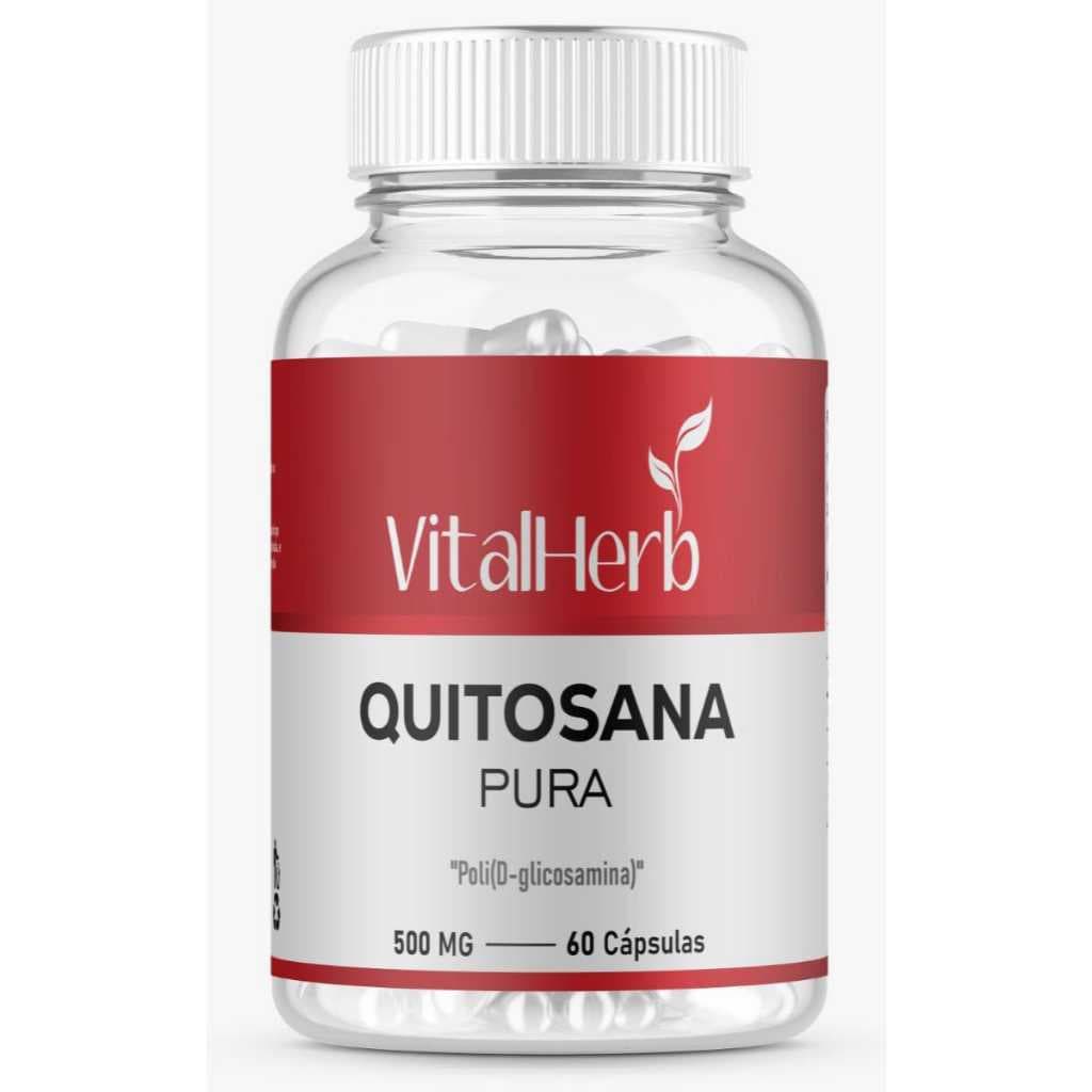 Quitosana Pura 120Caps Natural 500mg