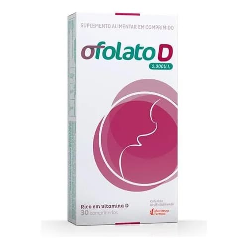 Ofolato D 2.000ui 30 Comprimidos Sabor Sem sabor
