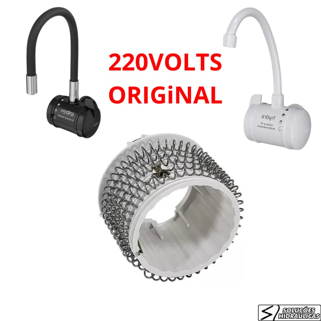 RESISTENCIA TORNEIRA ARTICULAVEL/HYDRALAR 4T 5500W - 220VOLTS  - HYDRA