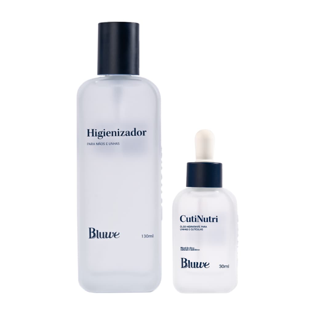Bluwe Higienizador Prep + Óleo Hidratante de Cutículas Cutinutri
