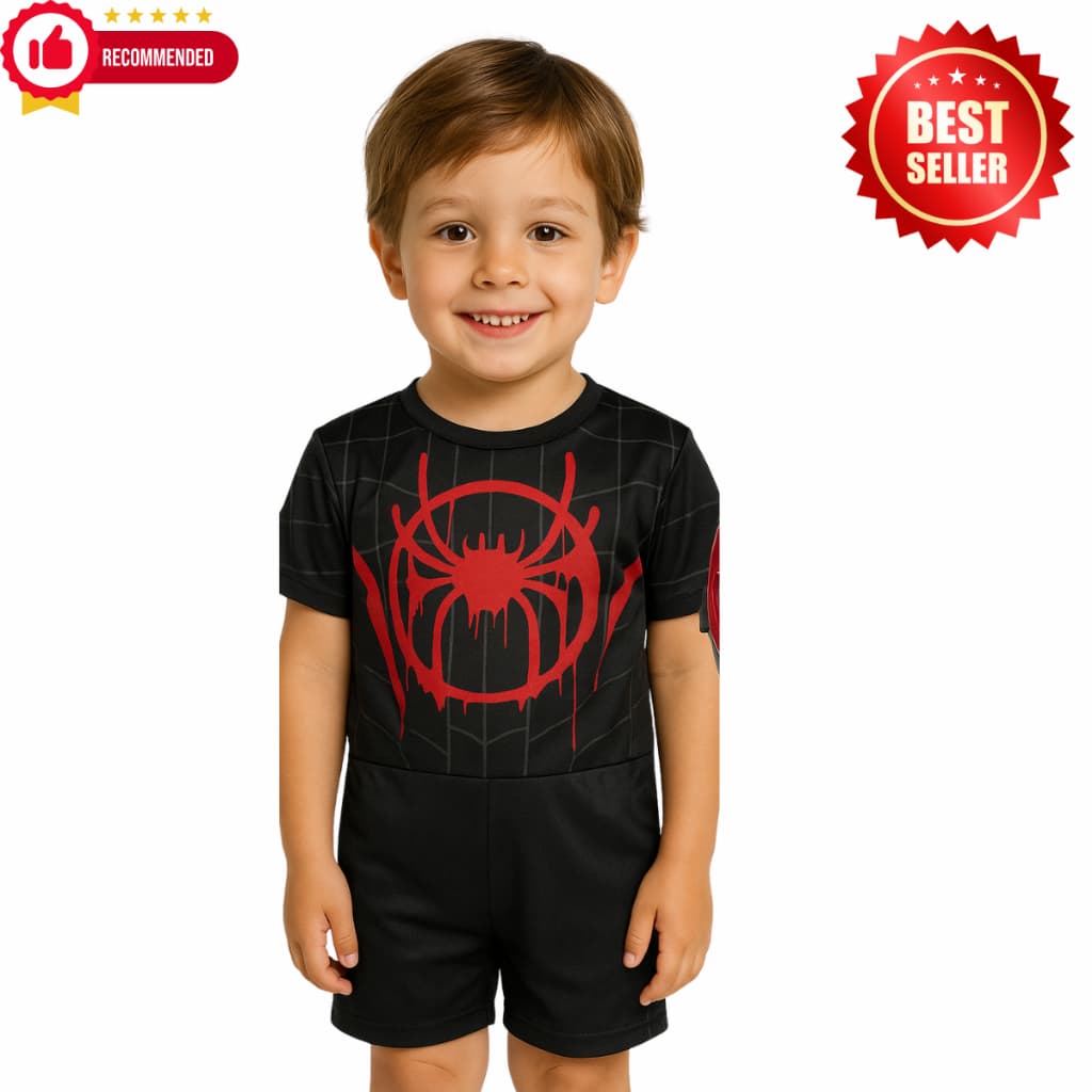 Fantasia Infantil Miles Morales Homem aranha Menino