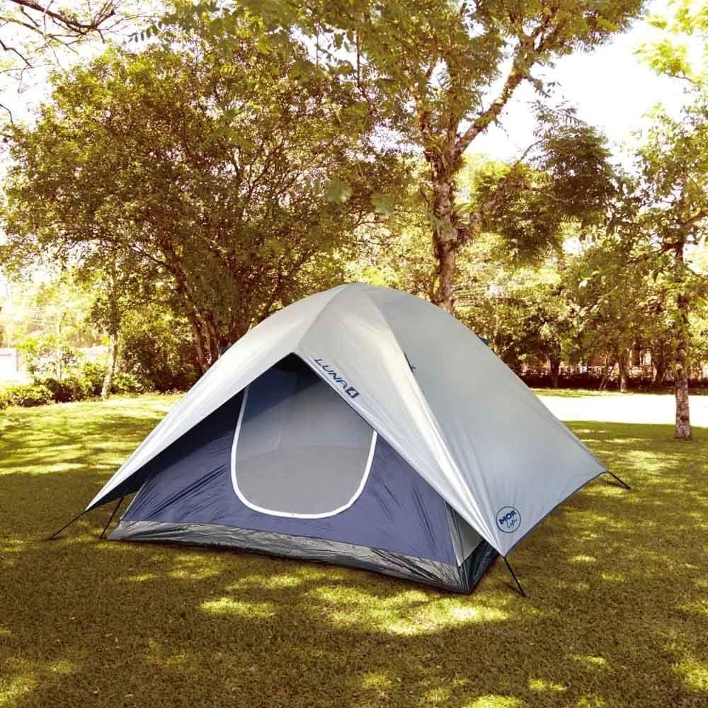 Barraca Iglu Mor 4 pessoas Acampamento Camping Praia Trilha Azul Amarelo Grande Resistente MOR
