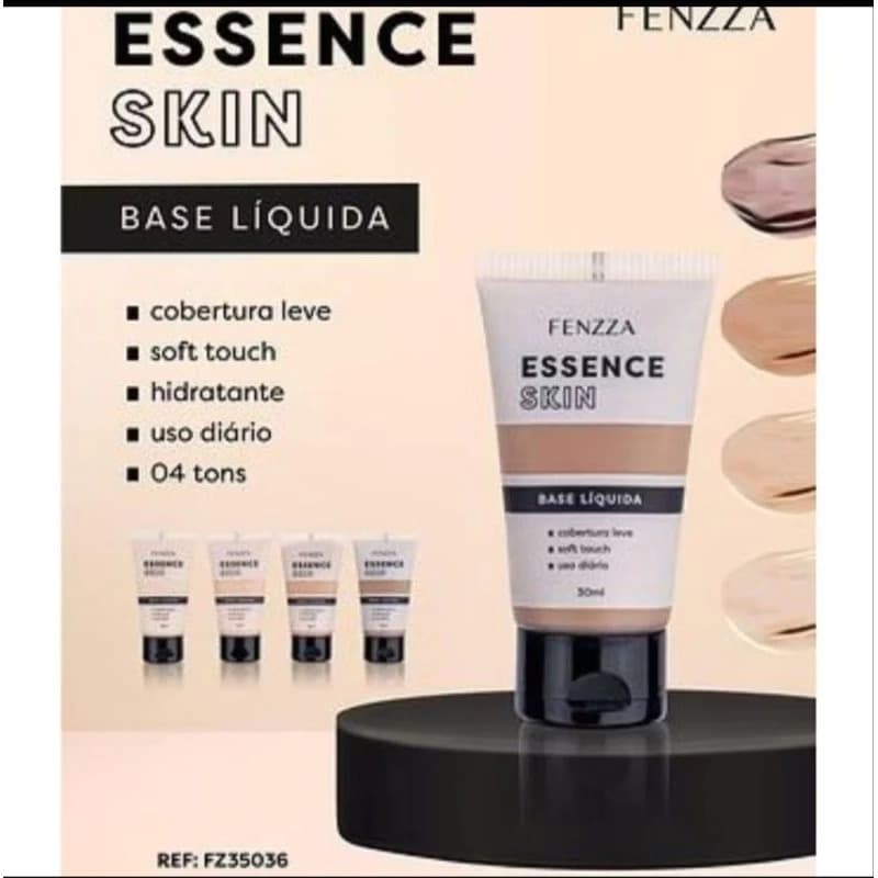 Base Líquida Essence Skin – Fenzza Makeup