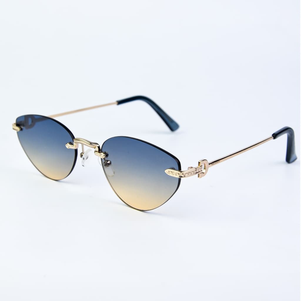 Oculos de Sol Kayra Armacao Invisivel Luxo Minimalista Com Protecao UV400 Case Personalizada Nazarat