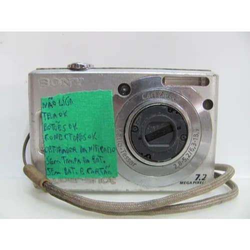 Para Peças Câmera Fotográfica Digital Dsc-w35 Ler Anúncio