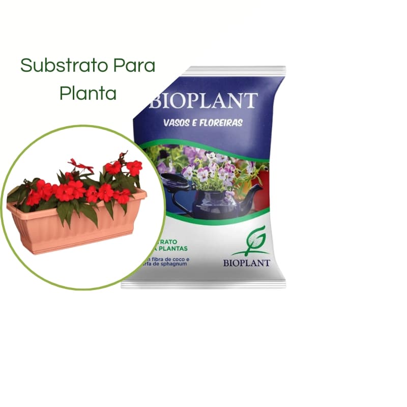 Substrato Bioplant para Vasos e Floreira 20kg Bioplant