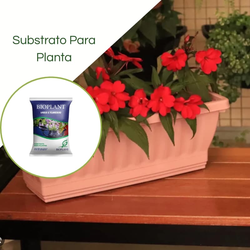 Substrato Bioplant para Vasos e Floreiras Horta Pomar E Outros 10L