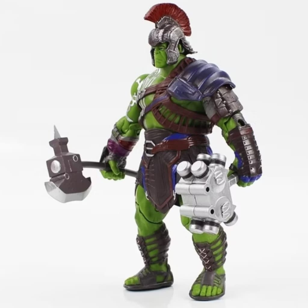 Boneco Hulk Gladiador Articulado 20cm Thor Ragnarok Vingadores Marvel!