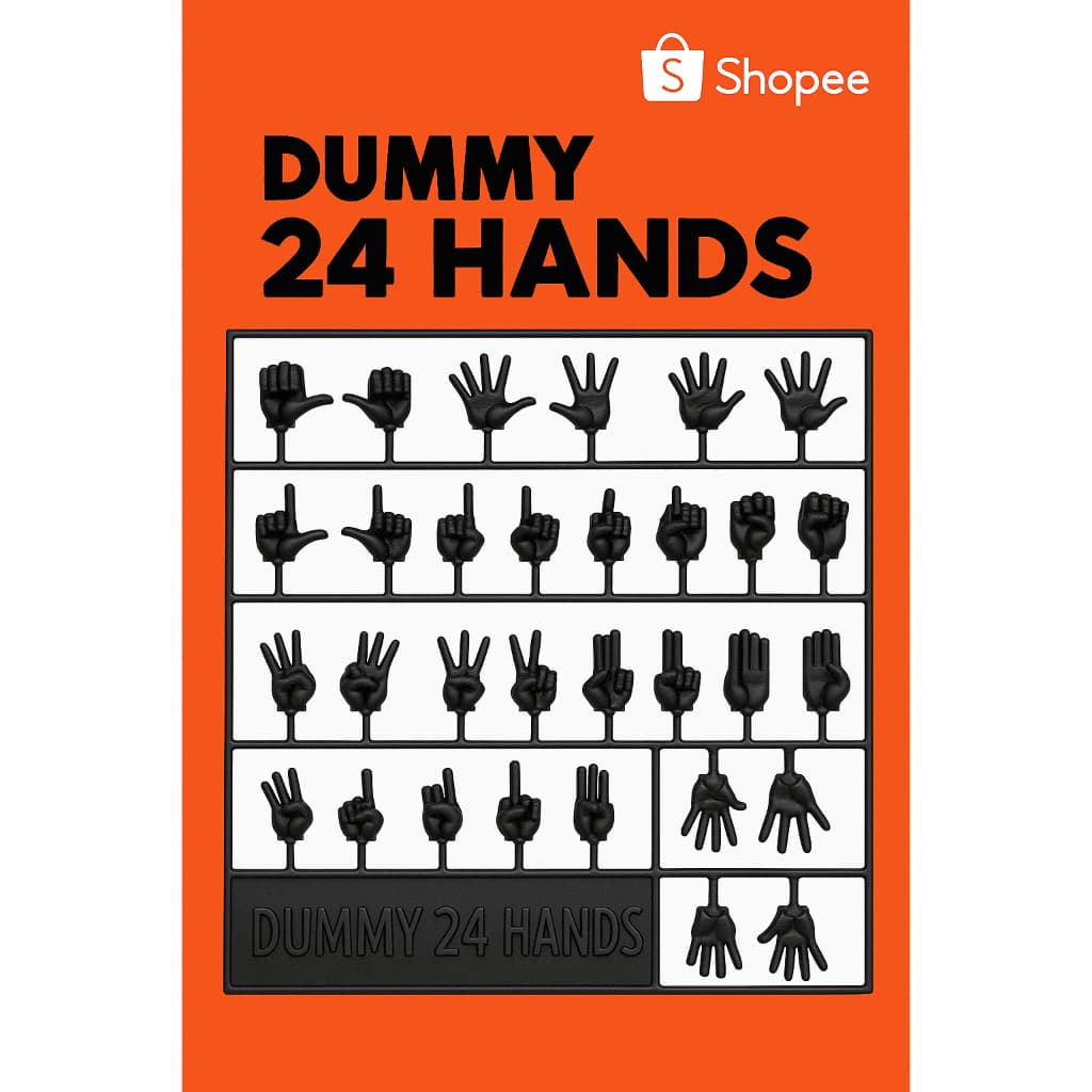 Kit Mãos Hands Dummy 13 - Boneco Articulado
