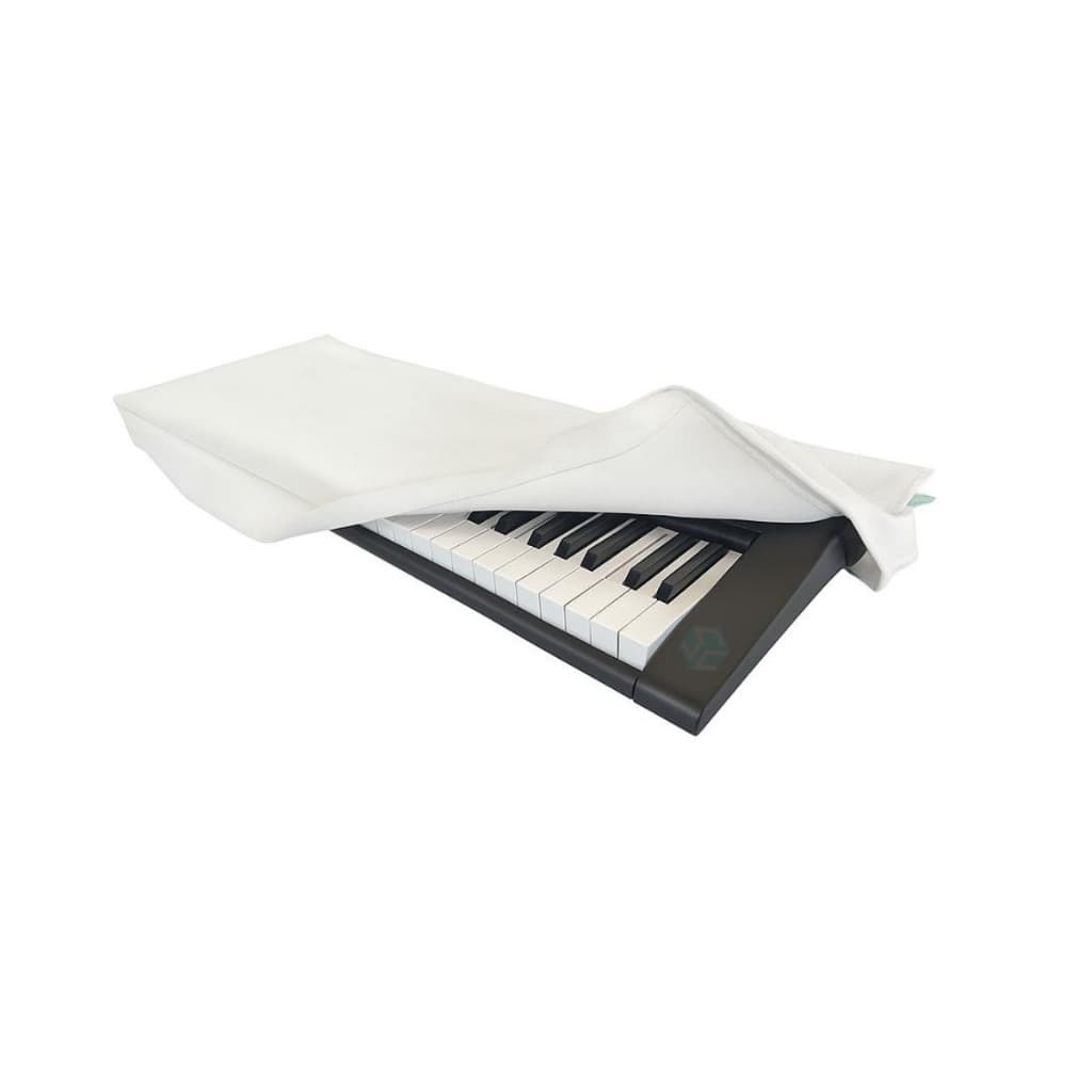 Capa Para Teclado Musical Nord Em Corino Branco De Alta Qualidade