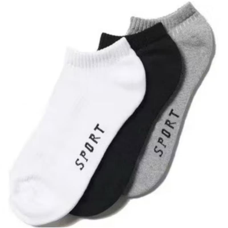 Kit 3,6,9,12 Pares Meia Unissex Esporte Cano Curto Soquete